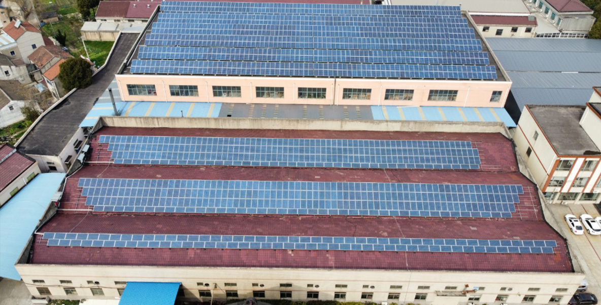 Commercial roof (glazed tile roof)
